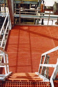 GRP Orange Molded Grating PPG